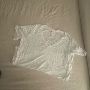 H&M White Short Sleeve Tee